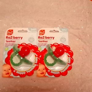 RaZ•berry Soft Silicone Teether